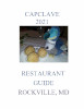 Capclave 2021 Restaurant Guide